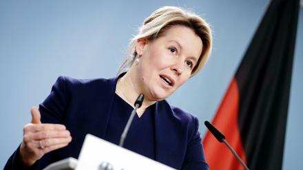 Bundesfamilienministerin Franziska Giffey (SPD).