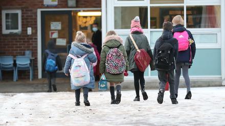 Schüler in Großbritannien – überdurchschnittlich hohe Infektionszahlen.