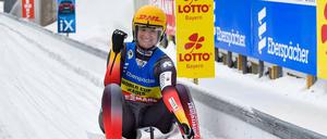 Ganz vorne dabei: Natalie Geisenberger liegt im Gesamtweltcup auf Platz eins und will im nächsten Jahr nach Peking.