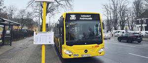 Die Haltestelle Appenzeller Straße.