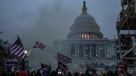 Wird Trump angeklagt? Noch laufen die Anhörungen des Untersuchungsausschusses zum Sturm auf das Kapitol am 6. Januar 2021.