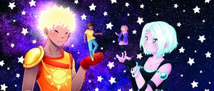 Alter Egos: Die Hauptfiguren aus „#plüschmond“.