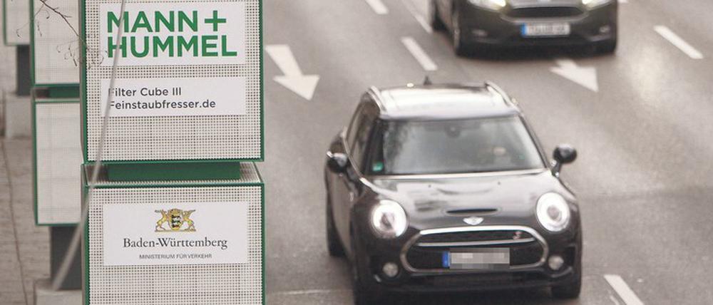 Gegen Feinstaub. In Stuttgart hat die Firma schon Filter installiert, nun sollen auch Autos und Lkw damit ausgerüstet werden.