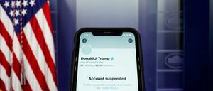 Gesperrt: Twitter-Account des abgewählten US-Präsidenten Donald Trump (Illustration)