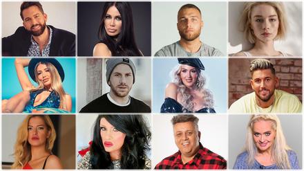 Bewährte Mischung: Von den zwölf Kandidaten von "Ich bin ein Star" haben erneut viele Erfahrungen bei Castingshows des RTL-Universums gesammelt. 