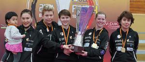 Die Frauen des TTC Eastside triumphierten im Pokal.