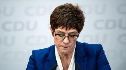 Der Tag des Rückzugs - Annegret Kramp-Karrenbauer