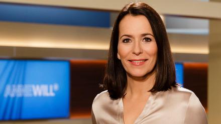 Moderatorin Anne Will führt durch den Sonntagstalk im Ersten.