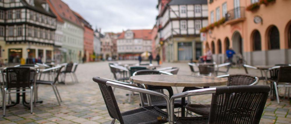 Lockdown in Deutschland.