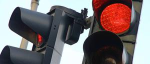 Ampel auf rot.
