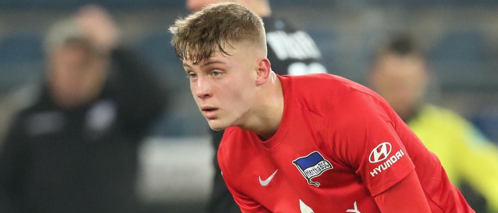 Bereit für mehr. Luca Netz gilt derzeit als das größte Talent bei Hertha BSC.