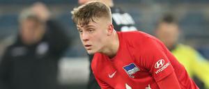 Bereit für mehr. Luca Netz gilt derzeit als das größte Talent bei Hertha BSC.