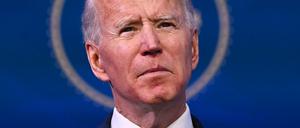 Der kommende US-Präsident Joe Biden bei seiner Rede zum „American Rescue Plan“