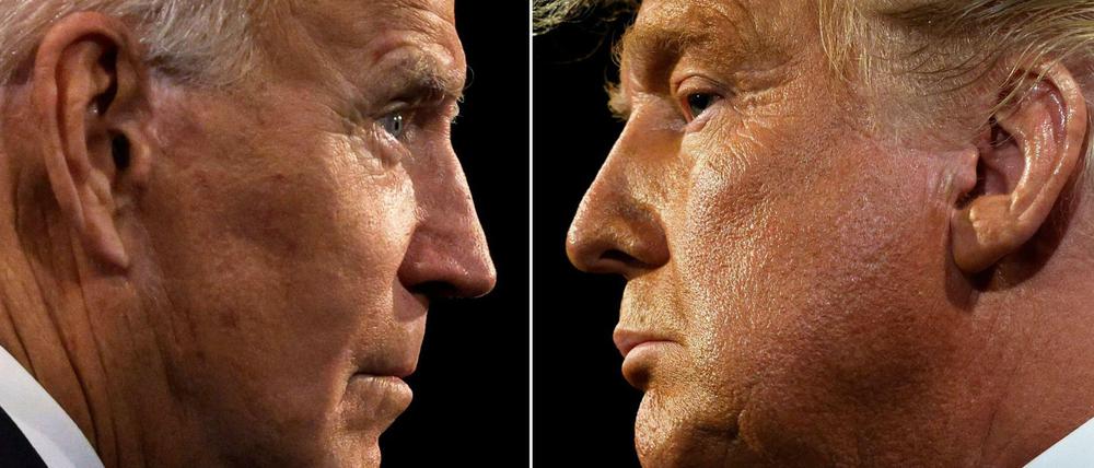 Wollen es beide noch einmal wissen: Präsident Joe Biden und sein Vorgänger Donald Trump.