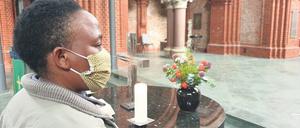 Diana Namusoke im Berliner Kirchenasyl. 