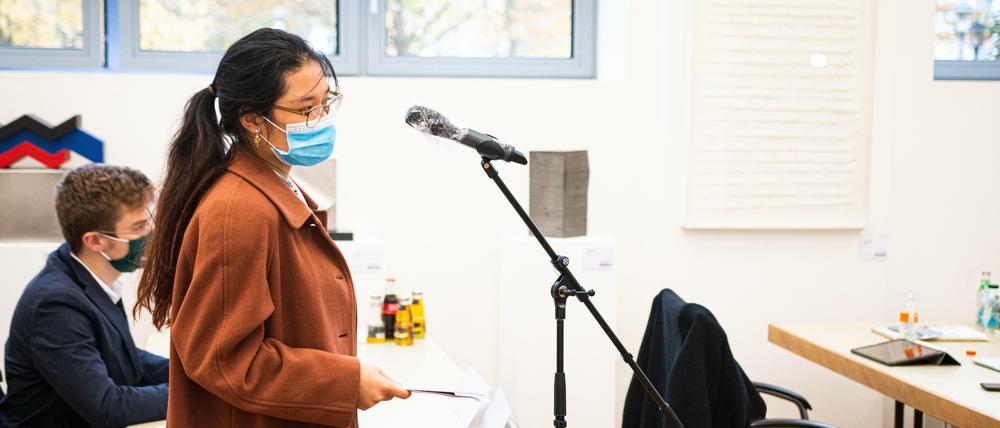 Die 15-jährige Ha Thu Nguyen engagiert sich seit 2019 für Schülerbelange.
