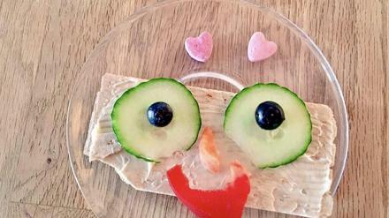 Mehr Gemüse. Das Auge isst auch mit. Geholfen hat es nur bedingt.