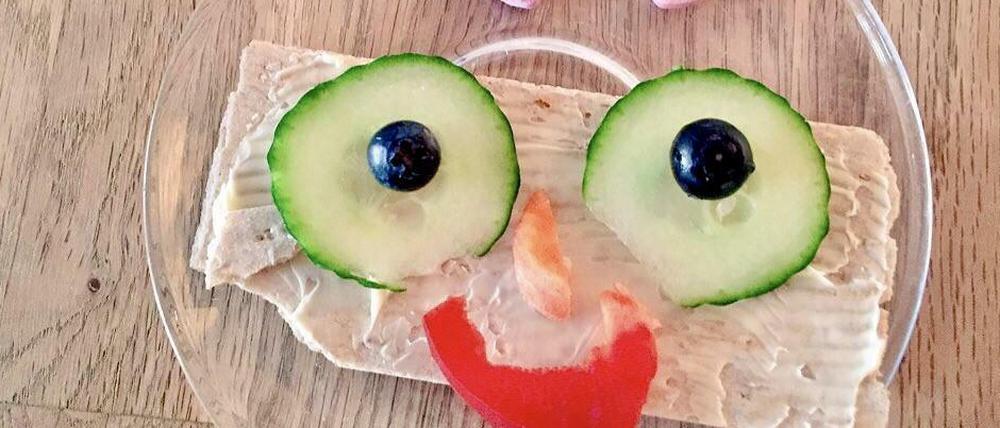 Mehr Gemüse. Das Auge isst auch mit. Geholfen hat es nur bedingt.