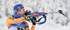 Simon Schempp lief zuletzt in Oberhof hinterher, am kommenden Wochenende zählt er deshalb nicht mehr zum deutschen Aufgebot.