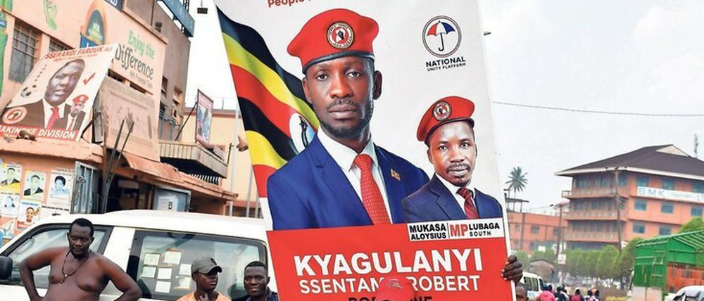 Kaum eine Chance, aber er will sie nutzen: Herausforderer Bobi Wine.
