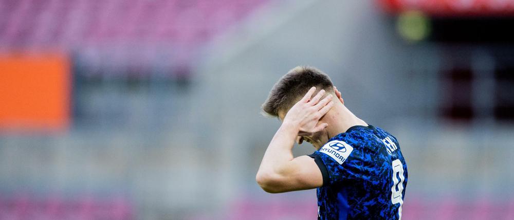 Schwieriger Fall. Gegen Köln lief Krzysztof Piatek als zweiter Stürmer neben Jhon Cordoba auf. Richtig bedrohlich aber wirkte Herthas Angriff nicht.