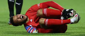 Das tat weh! Corentin Tolisso und die Bayern erlebten in Kiel einen gebrauchten Tag. 