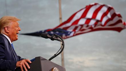 Präsident Donald Trump bei einer Wahlkampfveranstaltung im September 2020.