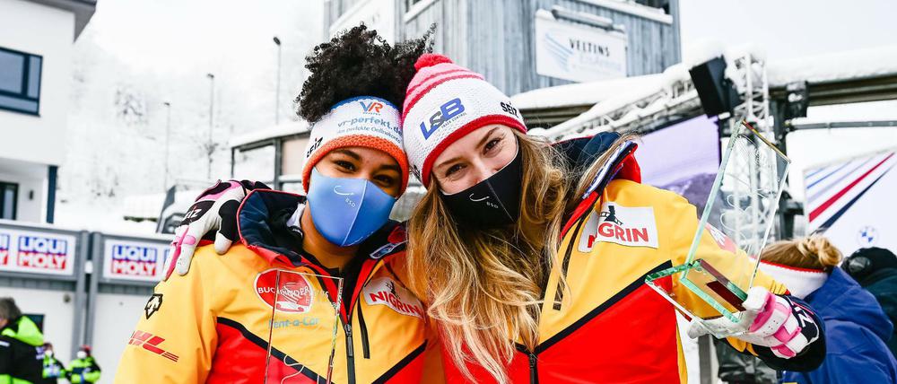 Beim Weltcup in Winterberg können Pilotin Laura Nolte und Anschieberin Deborah Levi sich durchsetzen und den EM-Titel holen.