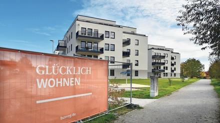 Auch Berliner ziehen zunehmend in den Speckgürtel der Hauptstadt, wie hier in der Gemeinde Schönefeld in Brandenburg.