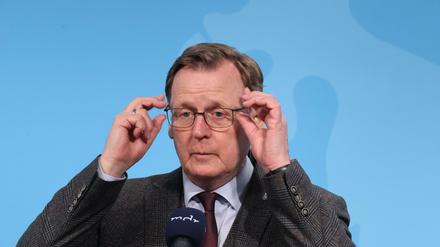 Der Ministerpräsident von Thüringen Bodo Ramelow (Linke).