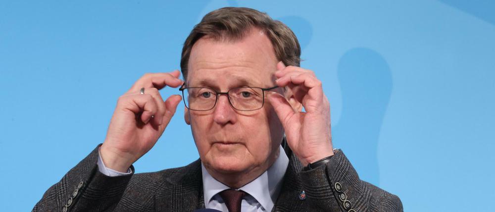 Der Ministerpräsident von Thüringen Bodo Ramelow (Linke).