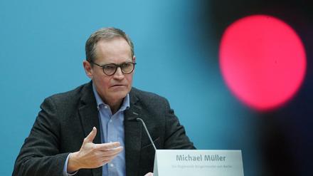 Berlins Regierender Bürgermeister warnte am Mittwoch vor den neuen Virus-Mutationen.