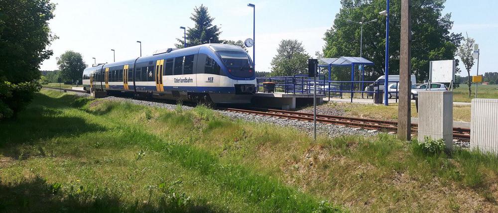Endstation Wensickendorf. Hier ist seit vielen Jahren Schluss.