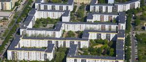 Wertvolle Wirtschaftsimpulse - Hellersdorfer Großsiedlung, die dem landeseigenen Wohnungsunternehmen Stadt und Land gehört. 