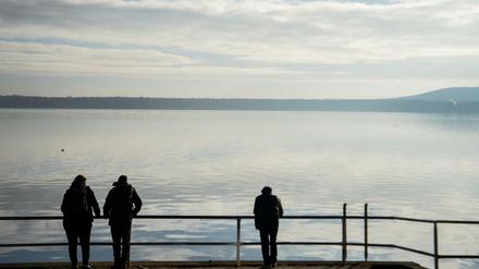 Der Große Müggelsee zeigt zurzeit auch viel vom Leben unter der Oberfläche.