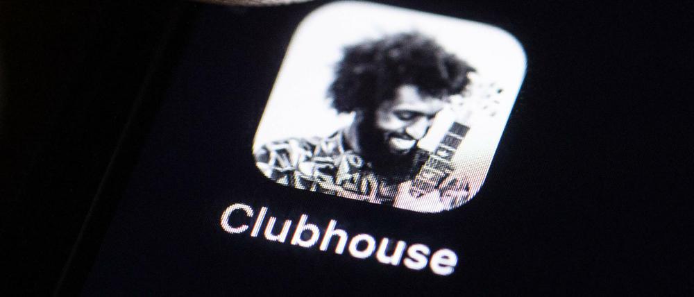 Sorgt für Kontroverse: Die App "Clubhouse" (Illustration).