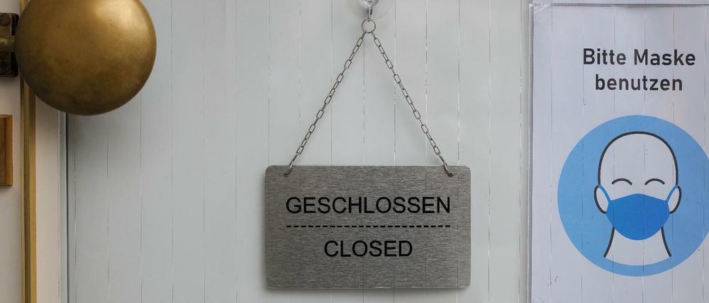 Die meisten Geschäfte wie dieses in Köln mussten schließen.