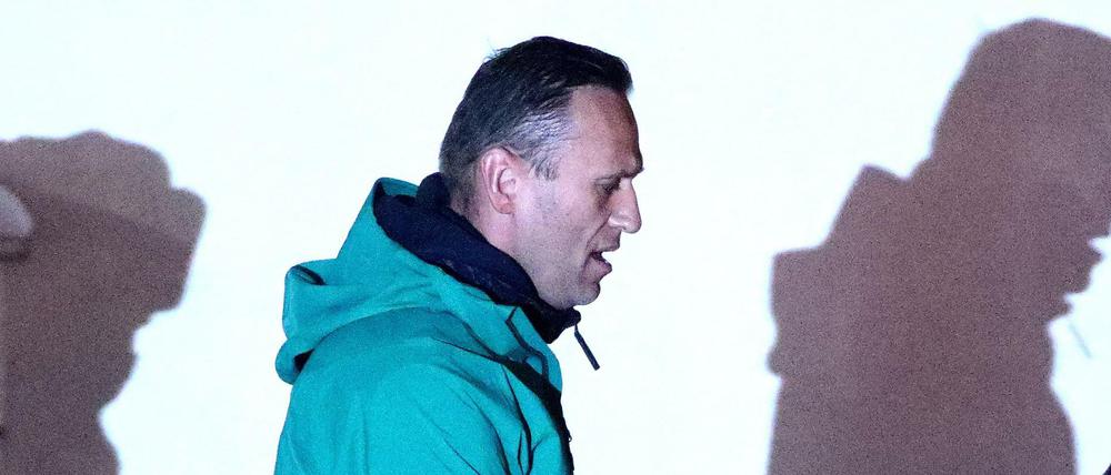 Unterstützer planen Protest: Alexej Nawalny sitzt in Haft.
