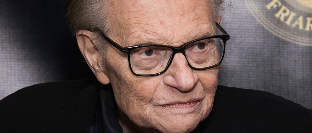 Der amerikanischer Talkshow-Moderator Larry King.