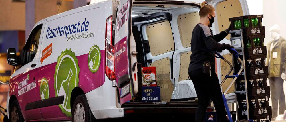 Alles wird zum Start-up: Oetkers Getränkelieferdienst heißt nur noch Flaschenpost.