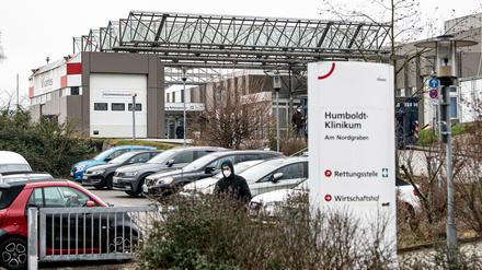 Der Eingang des Vivantes Humboldt-Klinikum in Berlin. 