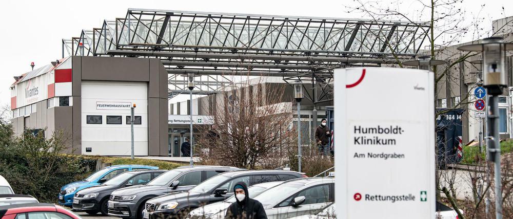 Der Eingang des Vivantes Humboldt-Klinikum in Berlin.