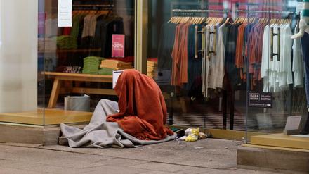 Obdachlose haben derzeit mit Regen und Kälte zu kämpfen.