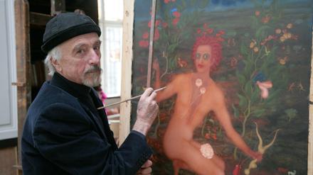 Arik Brauer in Wien.
