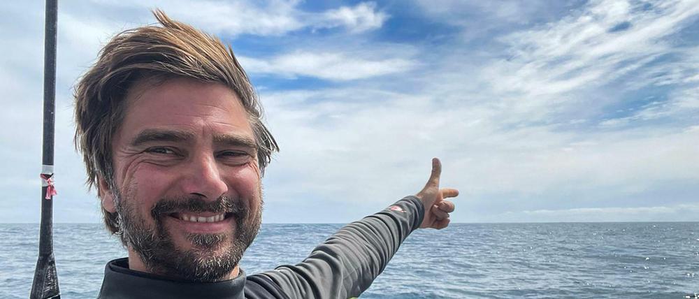 Weltumsegler Boris Herrmann liegt am Dienstagnachmittag auf Platz zwei.