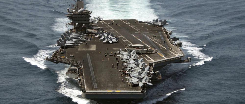 Der US-Flugzeugträgers „USS Theodore Roosevelt“.