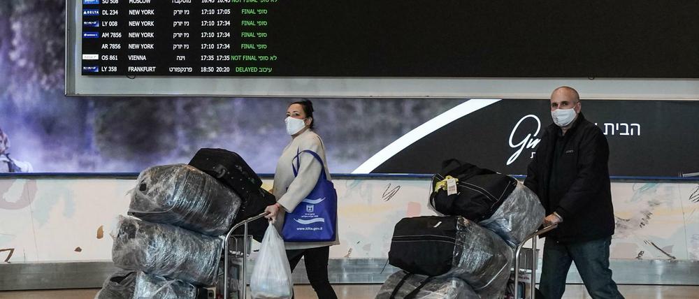 Israel hat den internationalen Flughafen Ben Gurion bei Tel Aviv weitgehend geschlossen.