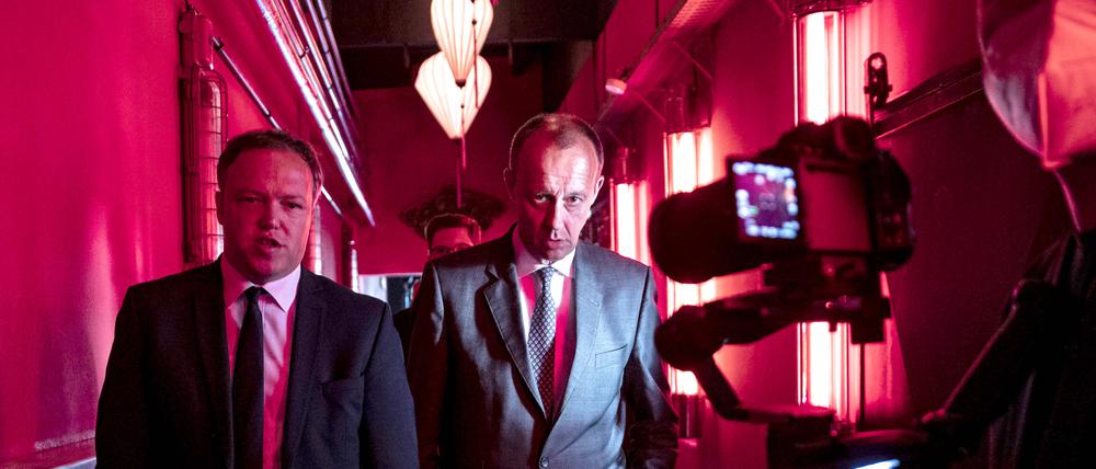 Merz und Mario Voigt.