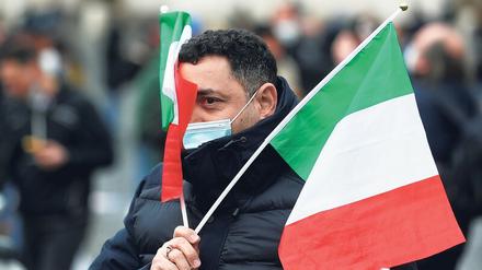 Viele Italiener hadern derzeit mit der Politik der Regierung – und tragen ihren Protest auch auf die Straße.