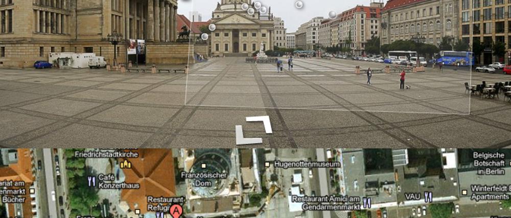 Vorbild Google. Ähnlich wie bei Street View will der Senat ein Kamerafahrzeug durch die Stadt schicken, das hoch aufgelöste Bilder aller Verkehrswege erstellen soll. 